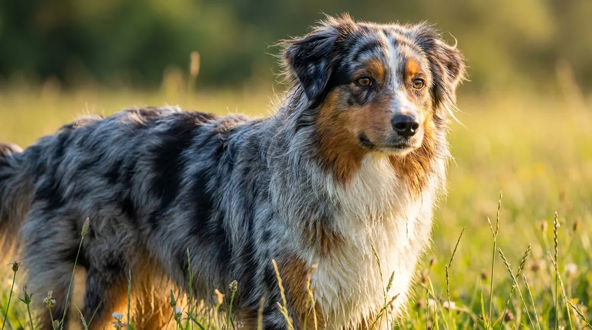 explorez le monde fascinant du berger américain miniature, un chien intelligent, énergique et affectueux, parfait pour les familles et amateurs de chiens de petite taille.
