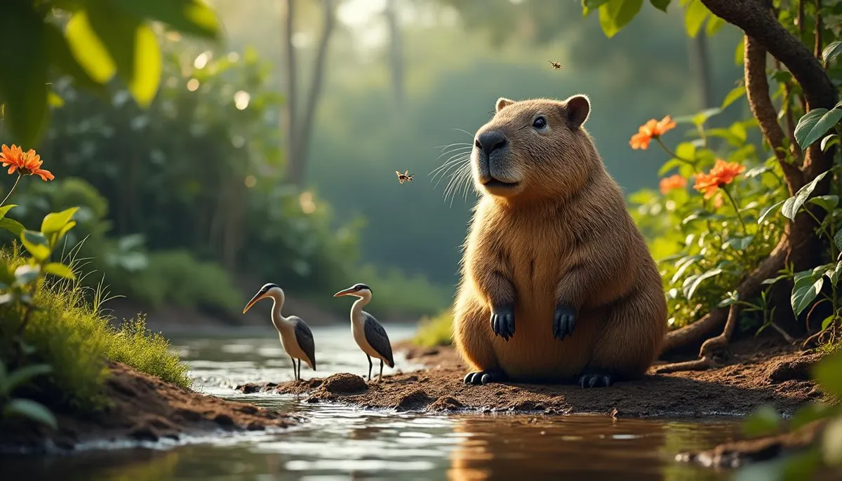 explorez le monde fascinant du capybara, le plus grand rongeur du monde, et découvrez ses habitudes, son habitat et ses caractéristiques uniques.