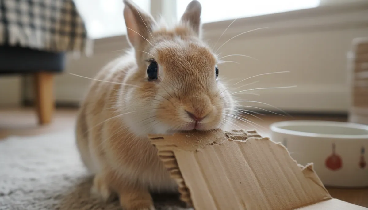 découvrez les dangers potentiels pour votre lapin lorsqu'il grignote du carton et apprenez comment protéger sa santé au quotidien.