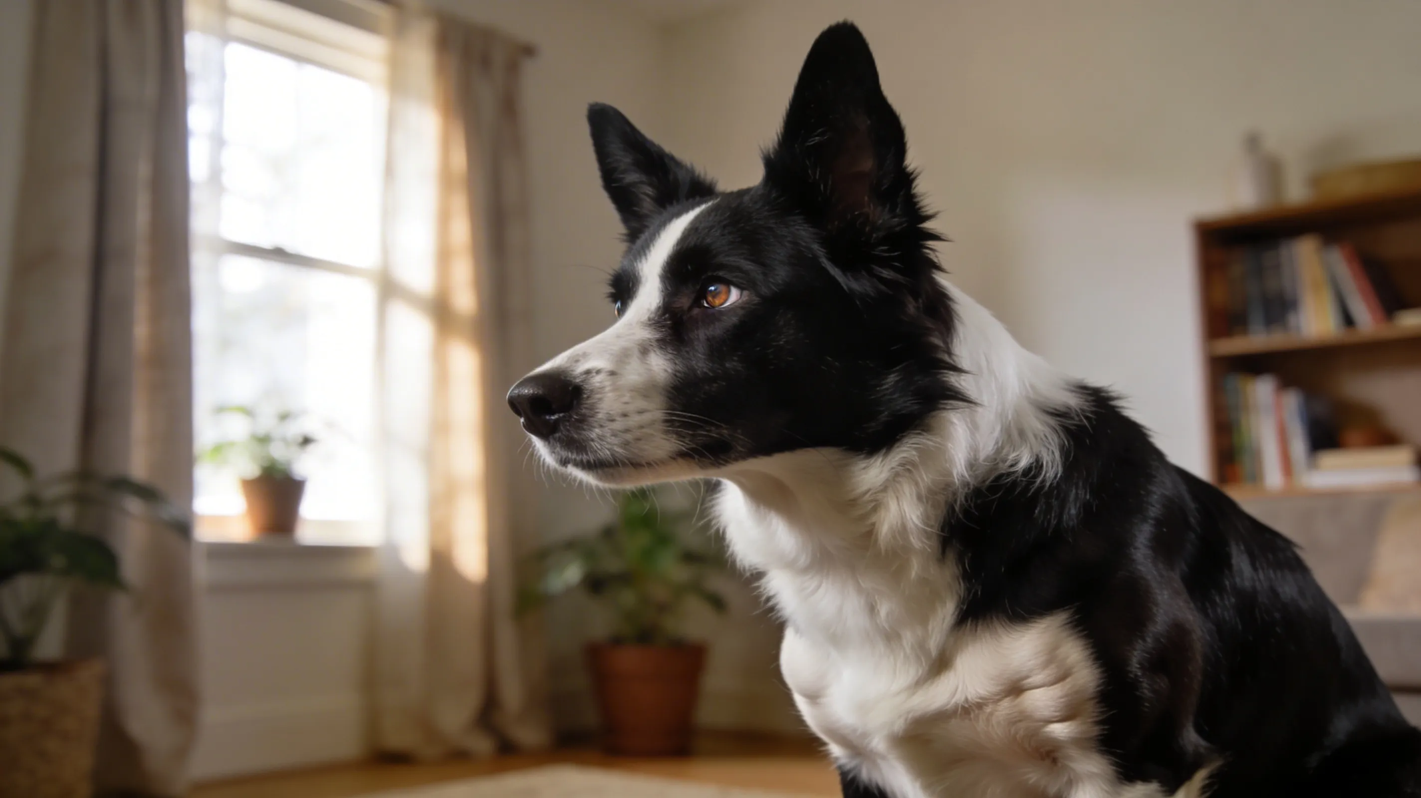 Chien observant