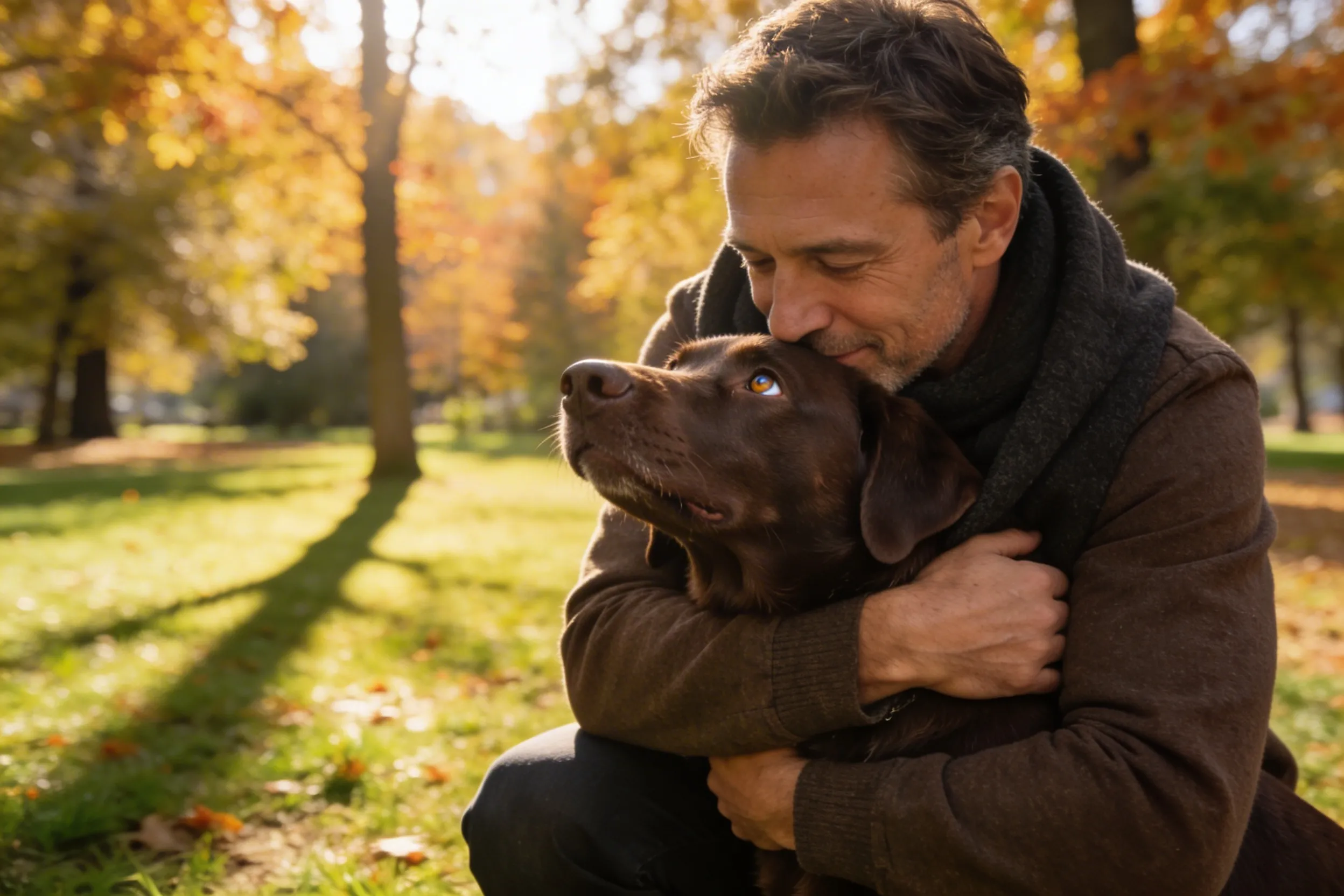 Chien adulte en activité physique
