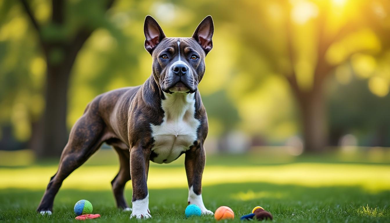 plongez dans l'univers de l'american staffordshire terrier : découvrez son tempérament, ses spécificités et les atouts de cette race de chien fidèle et dynamique.