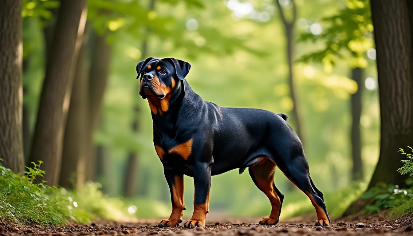 découvrez le rottweiler, un chien loyal et intelligent, idéal pour la famille comme pour la garde. tout sur ses qualités, son éducation et ses besoins quotidiens.