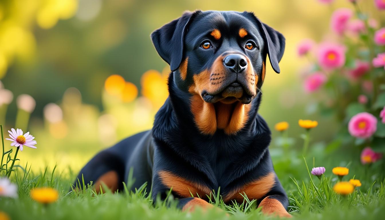 découvrez le rottweiler, un chien loyal et protecteur, reconnu pour son intelligence et son attachement à sa famille. apprenez-en plus sur ses qualités uniques et ses besoins pour en faire un compagnon idéal.