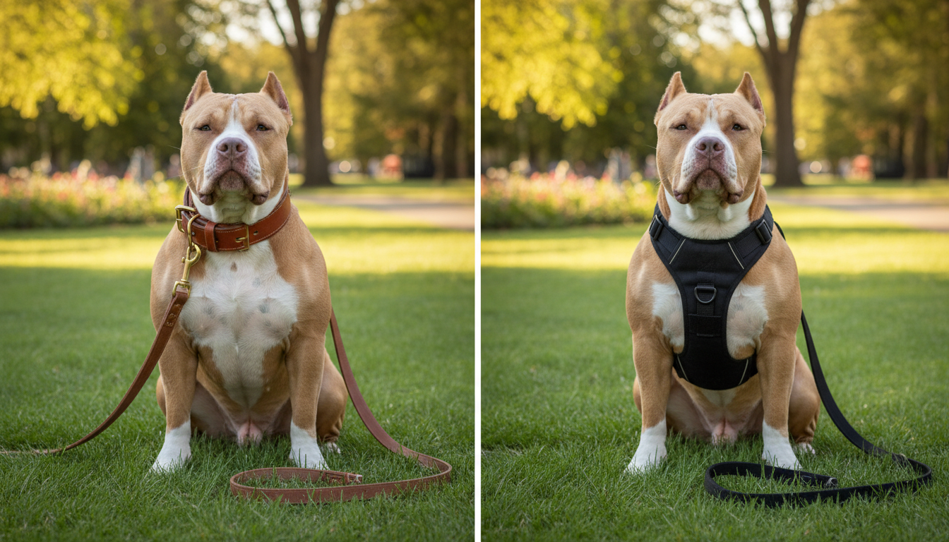 découvrez les avantages du collier et du harnais pour votre american bully et choisissez la solution la plus adaptée au confort et à la sécurité de votre compagnon.