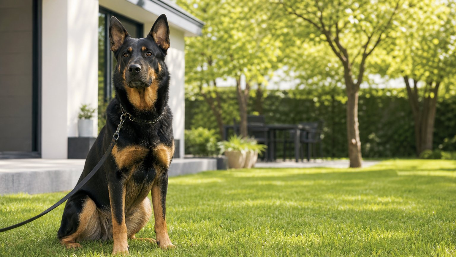 Malinois croisé Beauceron en famille : cadre, activité et sécurité