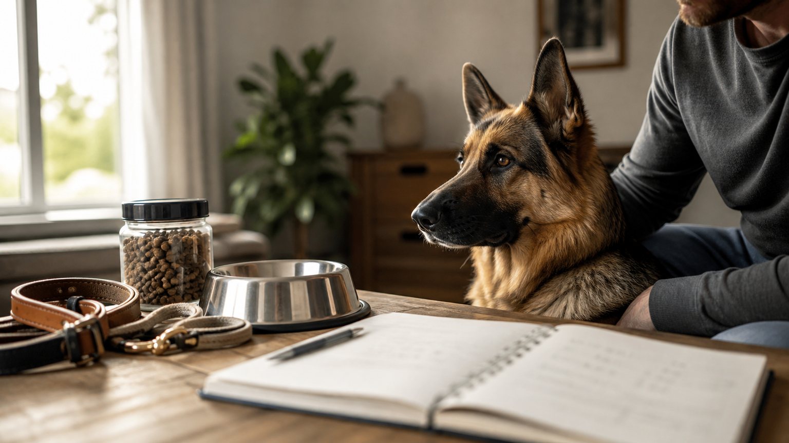 Accessoires et budget pour adopter un Berger allemand