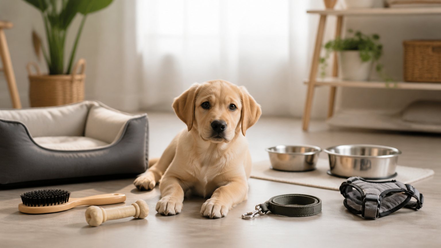 Accessoires indispensables pour chiot : liste utile sans surachat